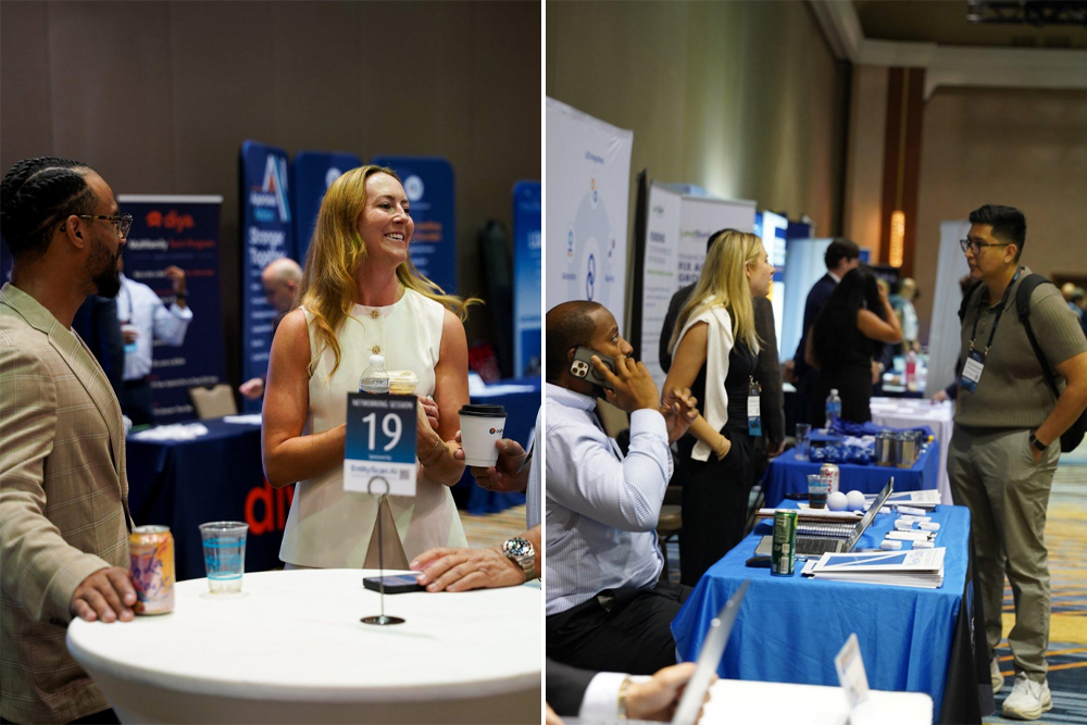 Woman standing at the registration desk during NPLA Conference Atlantic City 2026