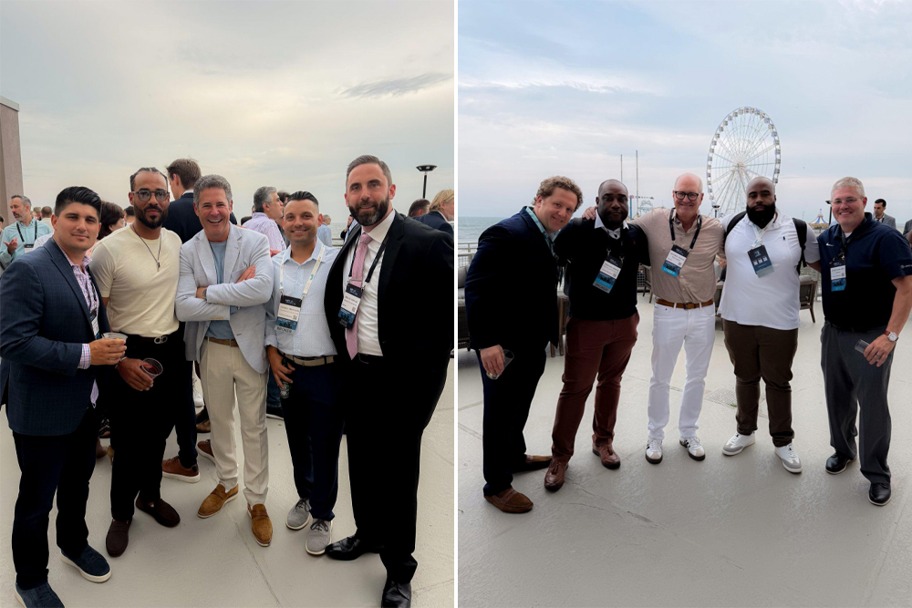 Group of professionals networking outdoors at NPLA Conference Atlantic City 2026