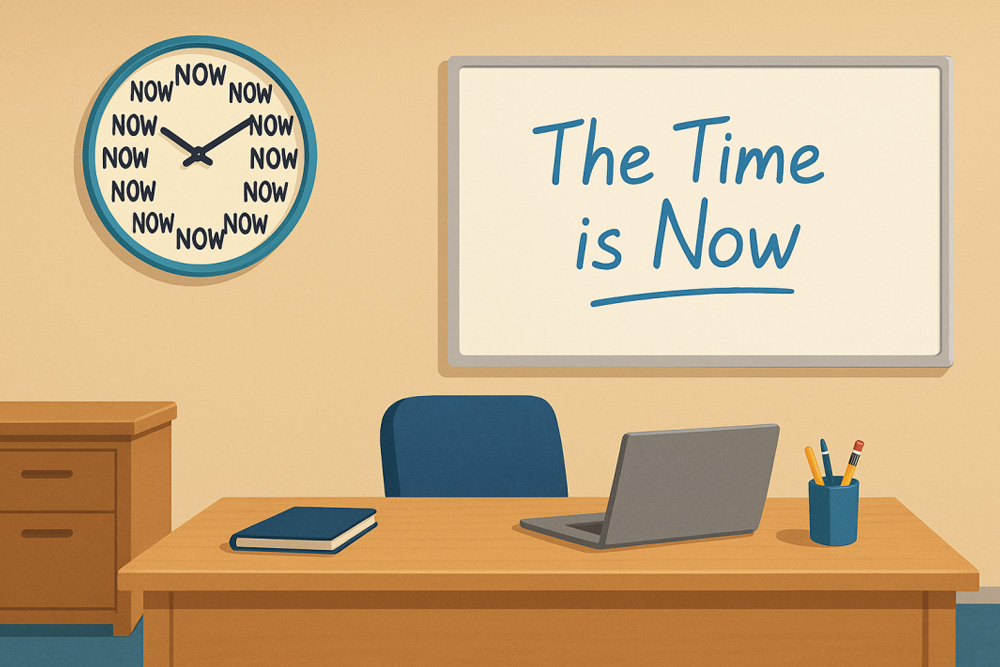 The time is now!